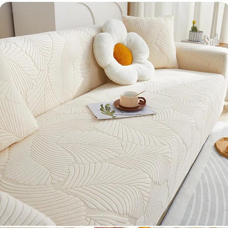 Жаккардовый водонепроницаемый чехол для дивана в гостиной, толстый эластичный чехол для дивана, 1/2/3/4-местный, угловой диван в форме буквы L