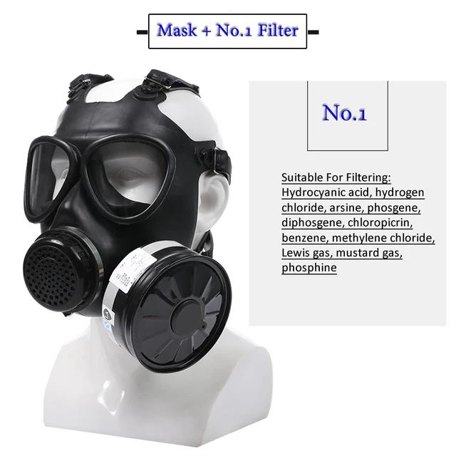 Многоцелевой полнолицевой респиратор, маска из натурального каучука для химического завода, газовый фильтр, канистра, безопасная окраска