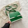 Шикарная ретро маленькая квадратная сумка для женщин черная, белая, зеленая, повседневная, простая