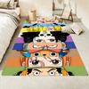 One Piece Luffy & Crew Pattern Printed Rug, Anime Style Home Decor, Anti-slip & Stain-resistant Carpet for Bedroom & Living Room
