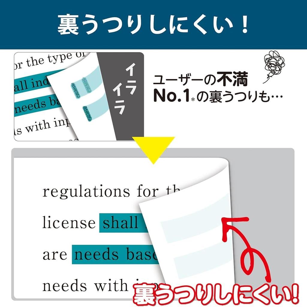 Kokuyo Checkle Ручка для запоминания Яркий Набор из 2 штук Набор, Цвета,