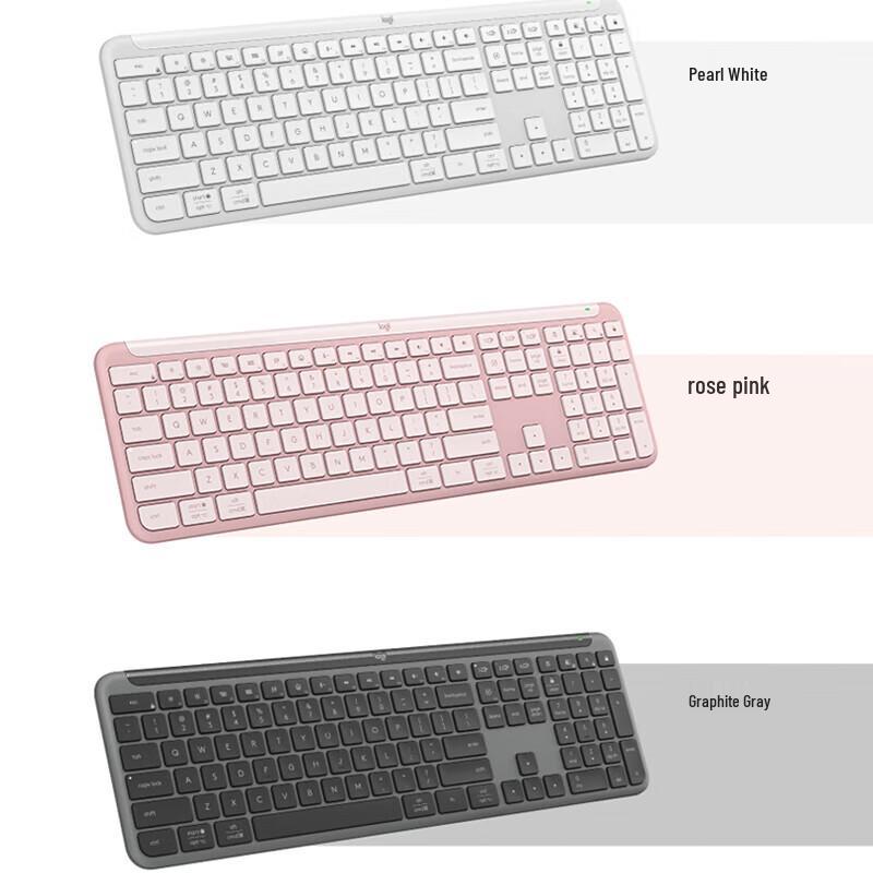 Logitech K950 Многоустройственная Bluetooth Беспроводная Клавиатура