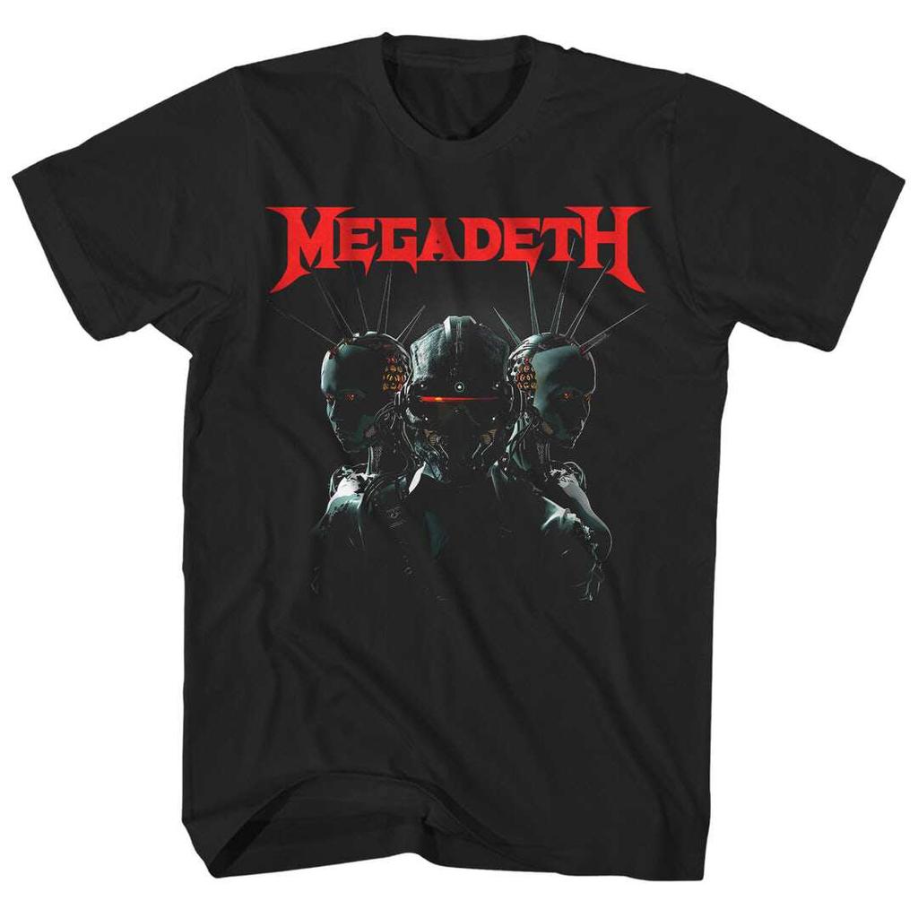 Megadeth Band Heavy Metal Rock Punk Men's Oversized Loose Cotton American T-shirt