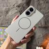 Чехол для POCO X8 Pro Max Матовый Жесткий ПК Чехол для Redmi Turbo Max Магнитная Адсорбция Ультратонкий Ударопрочный Бампер