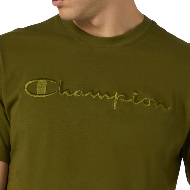 Champion Men's SS Tee T-Shirt Olive 220273 GS585 - XL