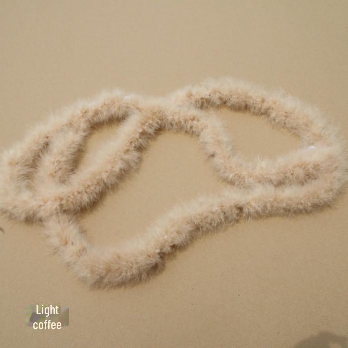 Красочные полоски перьев индейки для поделок и рождественских украшений