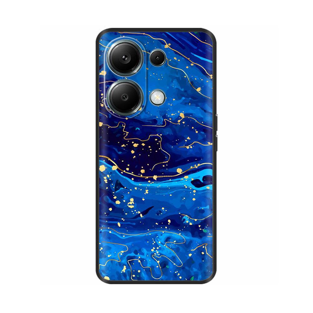 Для Xiaomi Poco M6 Pro Чехол Ударопрочный Силиконовый Крашеный Мягкий Чехол для Телефона Для Xiaomi Poco M6 Чехлы Для Xiaomi PocoM6 Pro Fundas