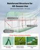 Walk-in Tunnel Greenhouse, 4.48x1.97x1.97 m Hoop House Greenhouse Tunnel with Watering System, Plant Hot House with Steel Frame, PE Cover, Roll-Up