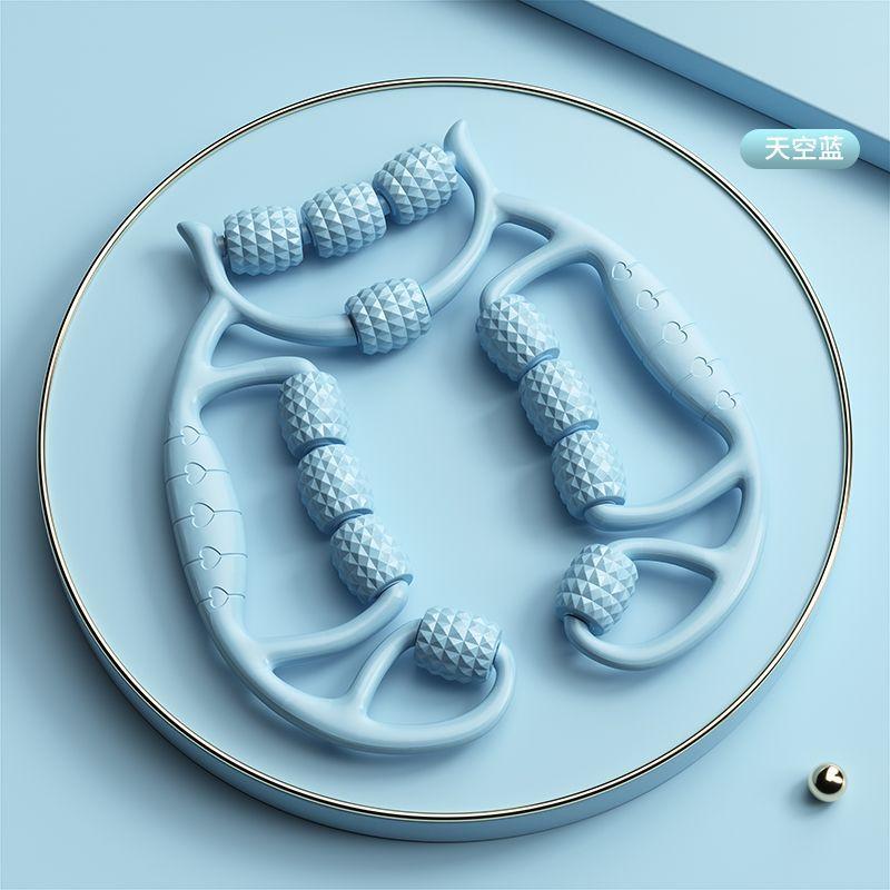 12 раундов кругового массажа для похудения мышц ног, растяжки и расслабления, оборудование для похудения ног, артефакт для похудения ног, круговой зажим для ног