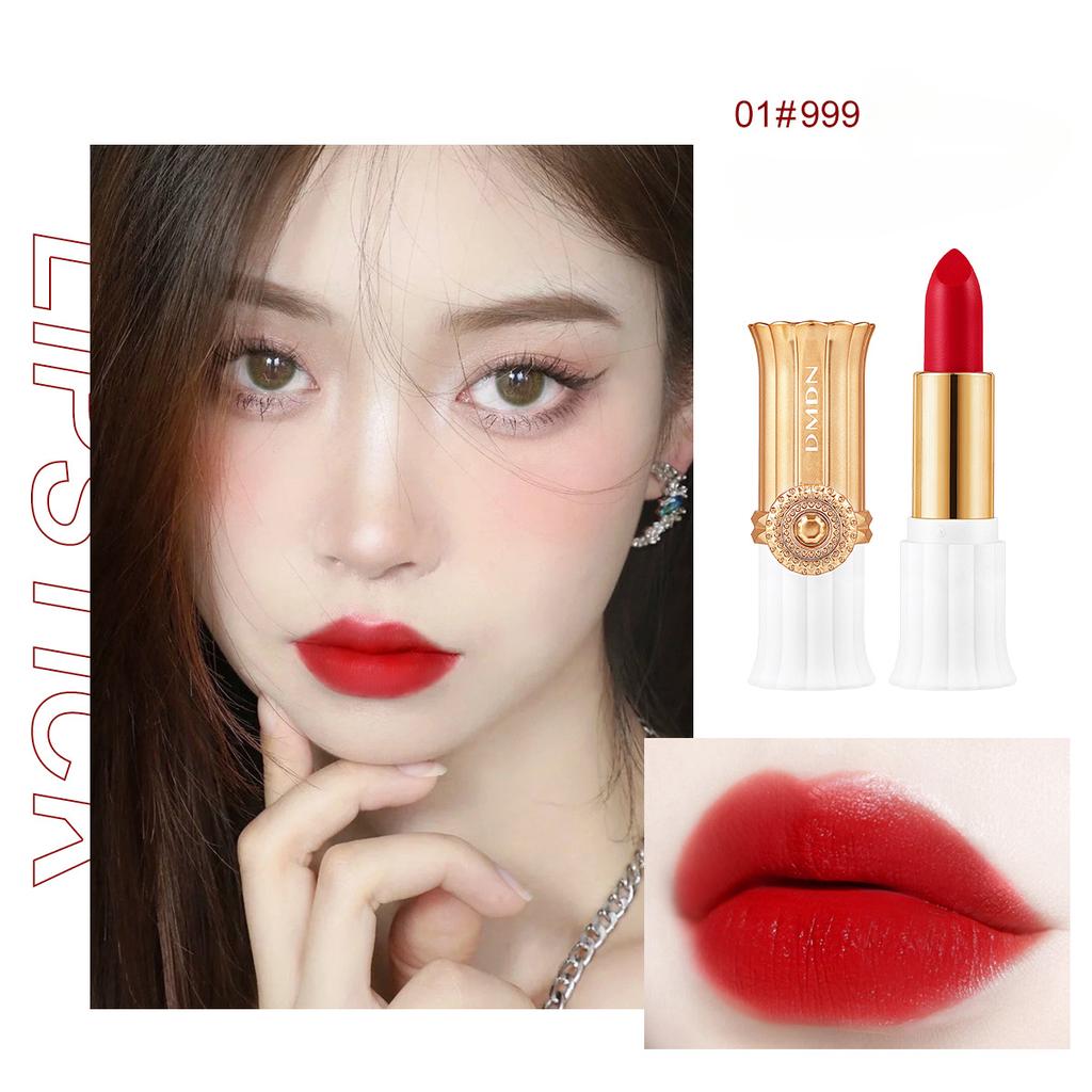 Новая помада с антипригарным покрытием, невыцветающая помада с антипригарным покрытием, легкая, матовая, водонепроницаемая и устойчивая к поту, красочная помада для макияжа