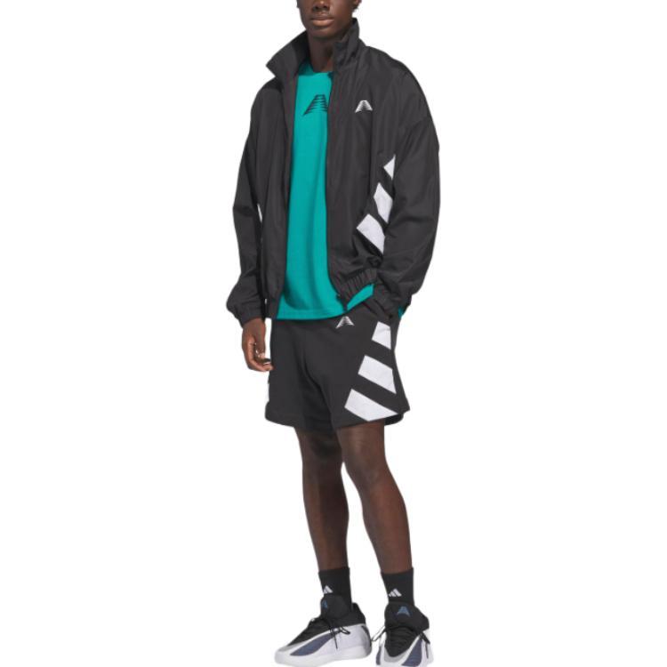 adidas Originals Adicolor Classics 3-полосная толстовка на молнии с капюшоном Унисекс Обычная посадка Смесь хлопка Повседневная уличная одежда Черный Белый JZ6996