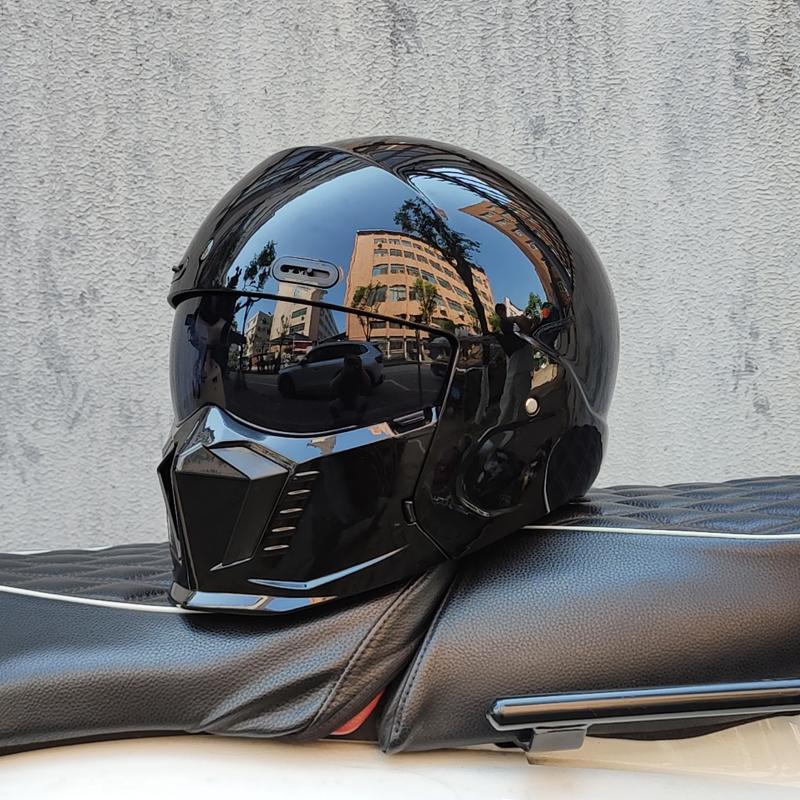 Новый Scorpion Retro Motorcycle Cascos Moto Locomotive Personality Многоцелевой комбинированный шлем Half ML XL XXL XXXL