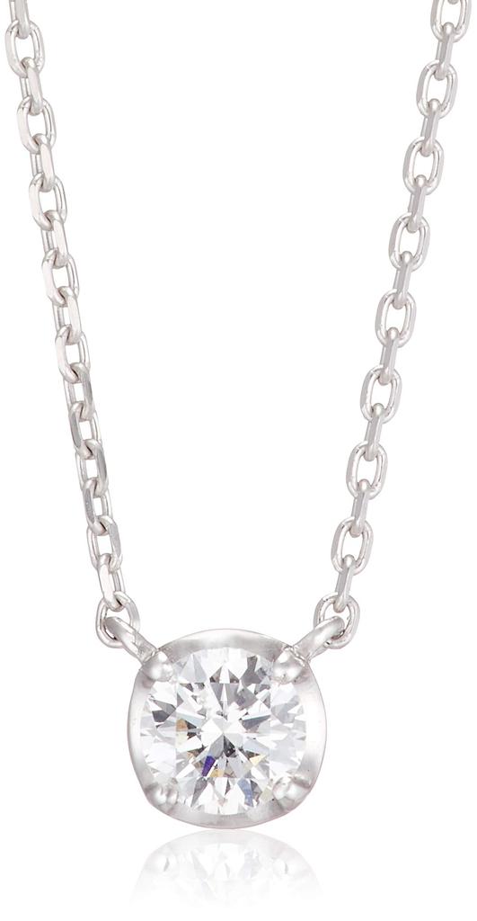 K18 White Gold Necklace [Yondo Sea] 4℃ 11173-112-3206-00-00 Women's