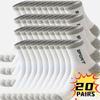 5/10/20 Pairs Men's Breathable Sports Socks - Moisture-Wicking, Reinforced Heel & Toe, All-Season Athletic Socks