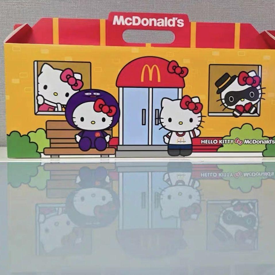 Оригинальная плюшевая игрушка Hello Kitty, выпущенная к 50-летию McDonald's — лимитированная серия, подарок на день рождения.