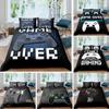 3D Player Bedding Set Game Handle Quilt Cover Pillow Case 2/3 Pieces Soft Home Decoration for Game Enthusiast Boys and Men's Rooms