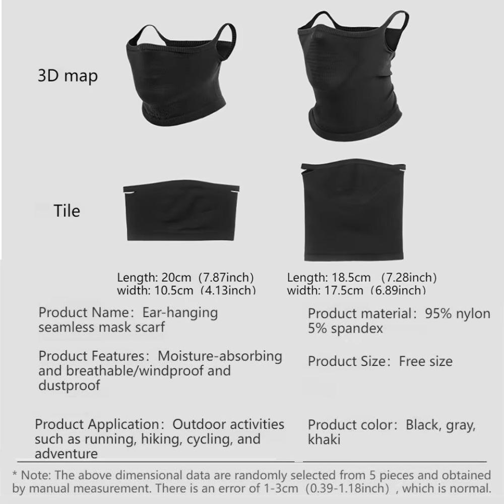 Reusable Sport Bandana Breathable Camping Neck Quality Cycling Masks  Hiking