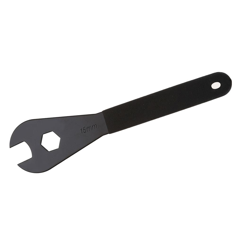 Durable Multi Function Carbon Steel Cone Wrench Spanner Bike Bicycle Repair Tool(15mm)