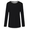 Womens Long Sleeve Round Neck Shirts Basic Tee Casual Top Fall Trendy Tunic Outfits Fitted T Shirts