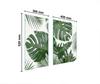 SZKLANA PŁYTA OCHRONNA DESKA 75x52 MONSTERA