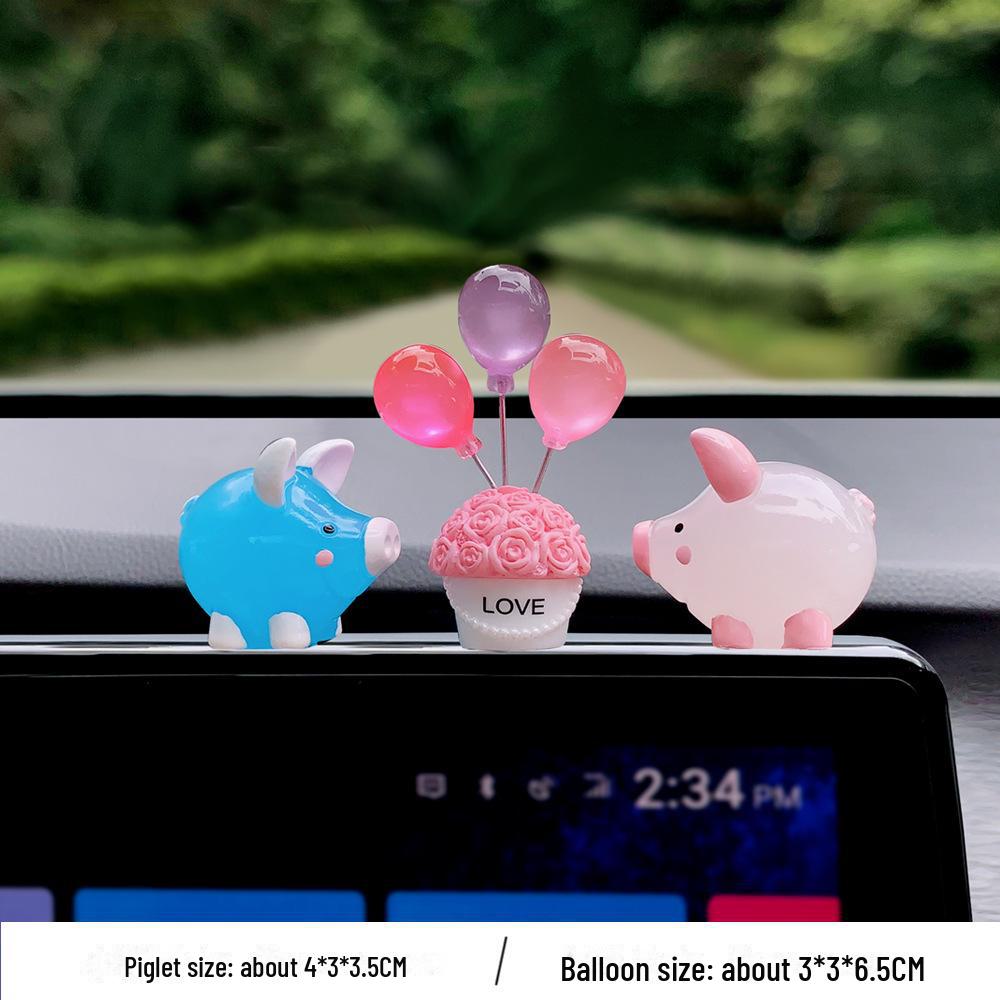 Мультяшные кактусы и животные украшения для автомобильных зеркал и приборной панели