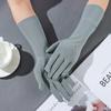 Women Thin Slip Resistant Anti UV Etiquette Gloves Driving Gloves Sunscreen Gloves