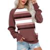 Womens Long Sleeve Sweatshirt Casual Round Neck Cute Pullover Tops Printing Lightweight Sweatshirt With Pocket