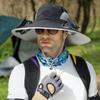Breathable Sun Hat with Solar Fan Waterproof Sun Bucket Hat Convenient Wide Brim Sun Hat  Summer