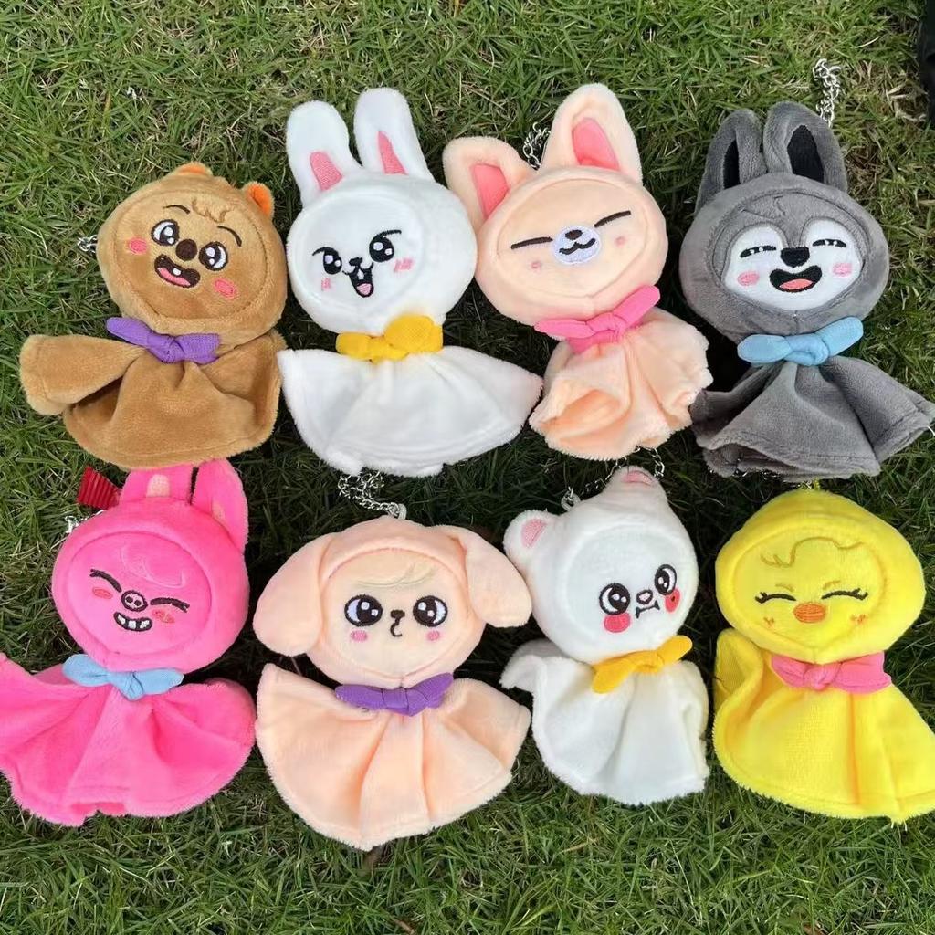 Cute Idol Plush Doll Keychain Soft Animal Stuffed Toy Bag Charm Fan Collection Souvenir Gift