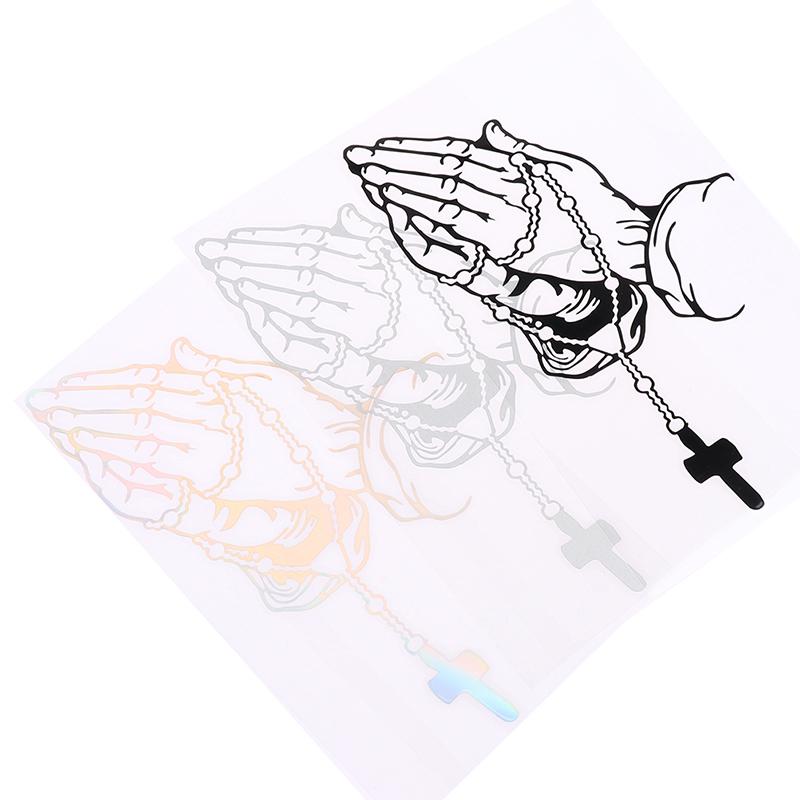 Жемчужные четки Бога Иисуса Христа Корона автомобиля наклейка виниловая наклейка на окно грузовика бампер наклейка