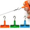 4PCS Carp Fishing Tool Lines Knotter Stainless Steel Hook Link Puller Tool Hair Chod Rig Ligation Carp Fishing Accessories
