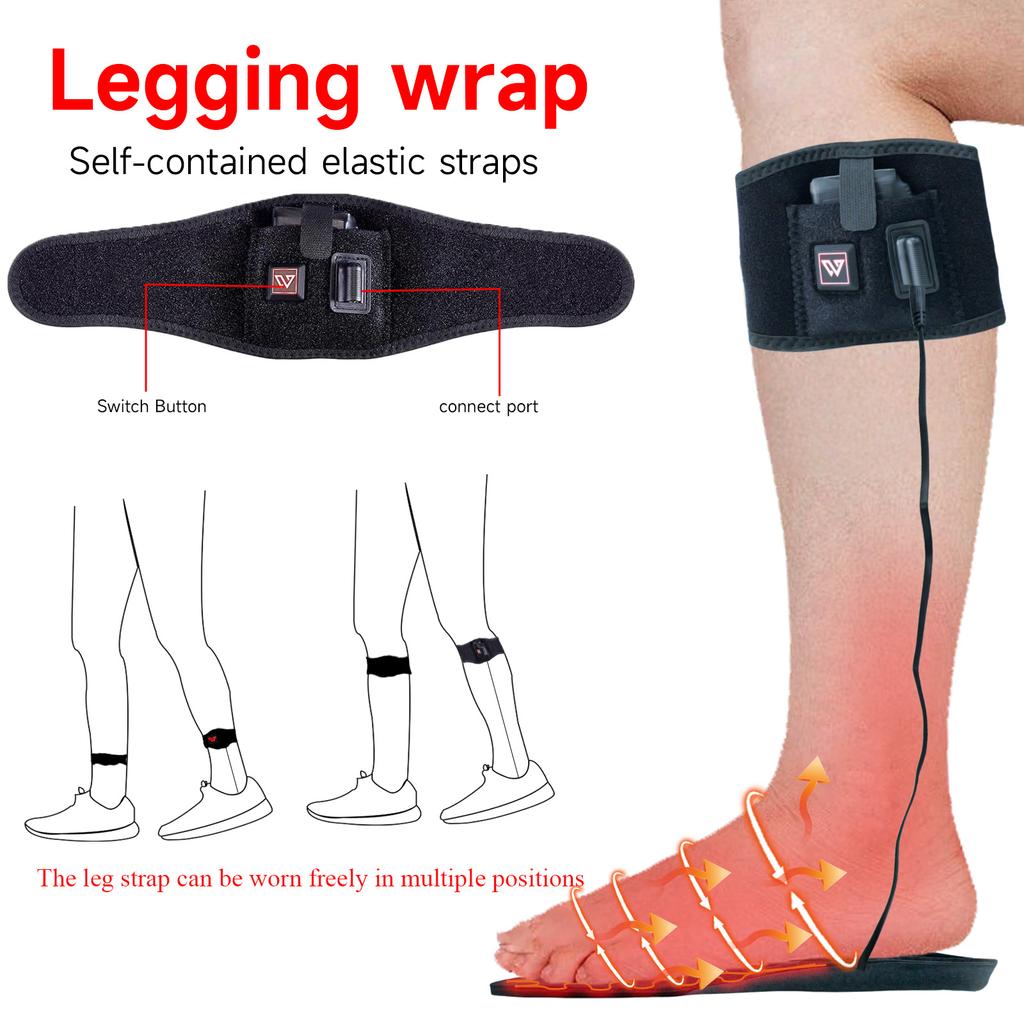 Стельки с подогревом, перезаряжаемые, аккумулятор 7,4 В 2700 мАч, до 12 часов нагрева, кнопочное управление, грелки для ног для мужчин и женщин