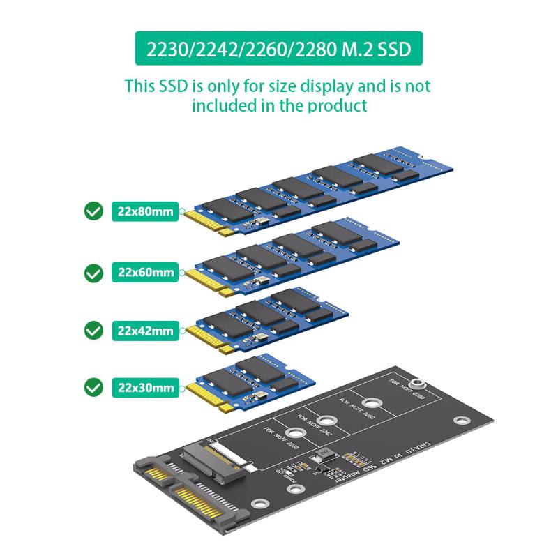 Адаптер M.2 Ngff на SATA, Конвертер SSD Ngff M2 на SATA III, Драйверы для Ngff M.2