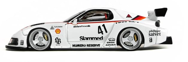 Gulliver D MODEL Customization Series MAZDA LB Super Silhouette White Finished Model DBW058A 1/64 RX-7