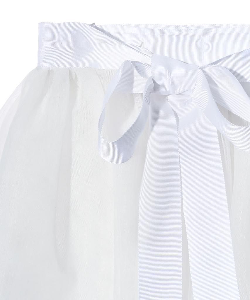 Peace Maker Ts Layered Sha Skirt (White)