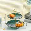 Multilayer Fruit Plate for Living Room, Coffee Table, Front Desk, Beauty Salon. Perfect for Snacks, Desserts, and Fruit. Great As an Ornament.