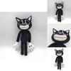 Серия Siren Head Плюшевая игрушка Черный кот Мягкая набивная кукла Идеально подходит для поклонников ужасов