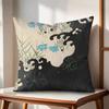 WWatanabe SSeitei Cushion Cover Natural Linen Organic Fabric DoubleSided Printing Couch Pillow Covers Home Decor