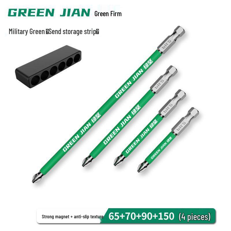 Набор магнитных электрических отверток высокой прочности с ударными удлиненными битами