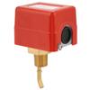 1 2 Water  Paddle Flow Switch Thread Connection SPDT Contacts Red(Partial Stainless Steel Type)
