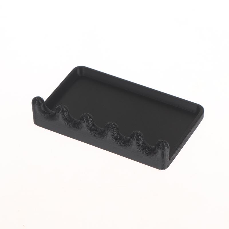 2Pcs Portable Brush Holder With Drip Tray 4 Slots Paintings Brushes Holder For Watercolor Oil Acrylic Painting