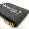 CELINE 10C662CA2 Triomphe  coin purse PVC/Leather Brown/GoldHardware