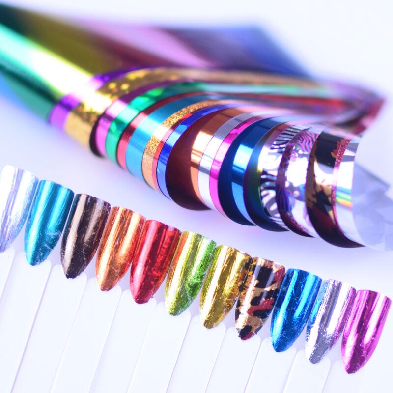 Голографическая фольга для маникюра 24 листа