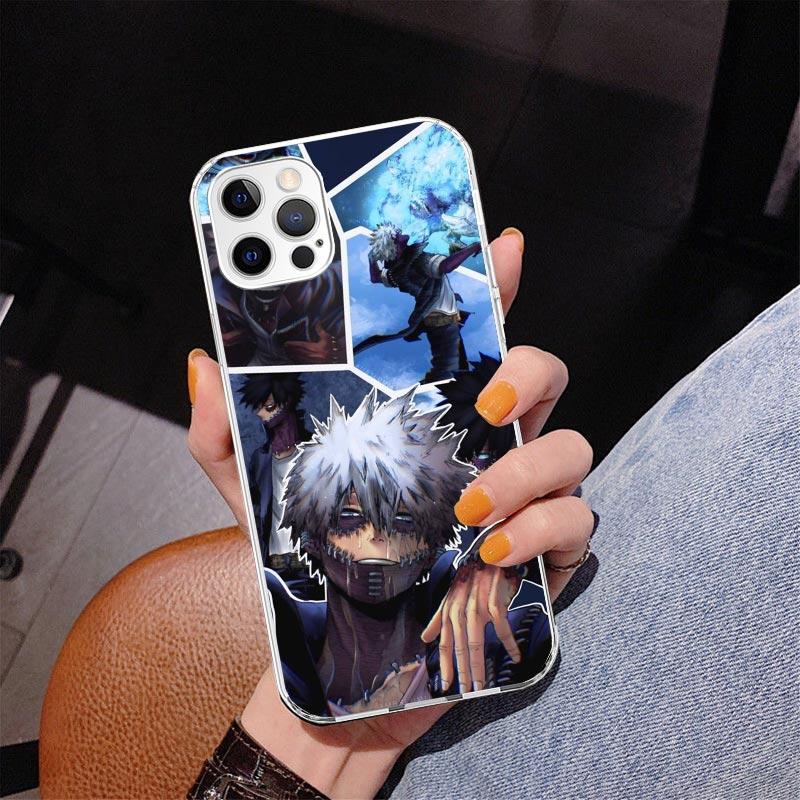 Чехол для телефона My Hero Dabi Bnha для iPhone 17 Air 16 Pro Max 16E 15 + 14 Plus 11 12 13 Mini 7 8 SE Подарок Печатная Крышка Fundas 17 Air 1
