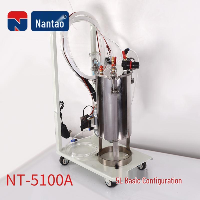 Nan Tao NT-5100 Pneumatic Handheld Yellow Glue Dispenser, 5L Capacity