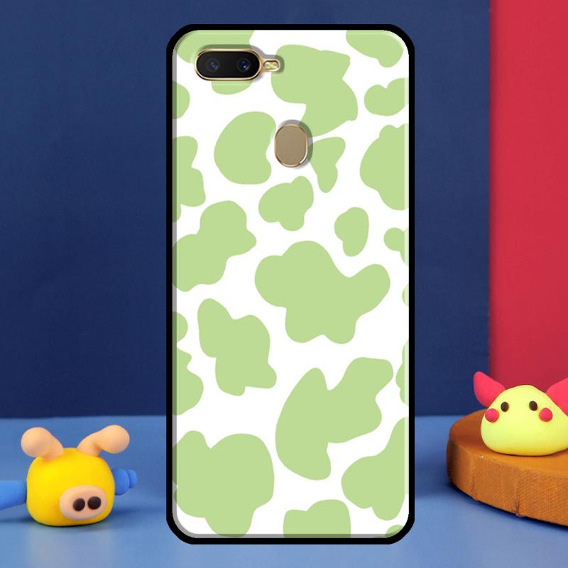 Зеленая эстетика Для Oppo A54 A57 S A78 A58 A98 A5 A9 A91 A15 A16 A17 A52 A72 A76 A96 A74 A94 A77 Чехол для телефона