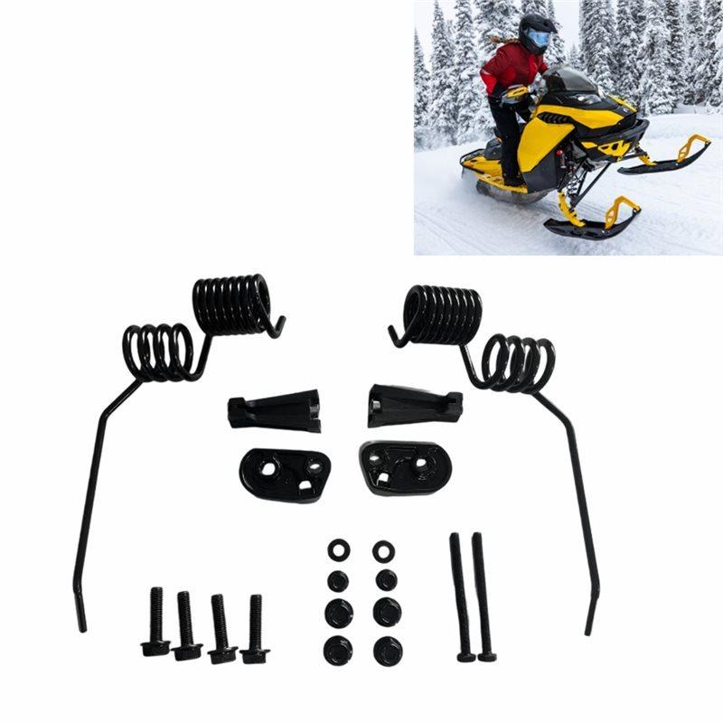 Snowmobile Spring Style Rail Mount Ice Scratchers- For Ski-Doo Compatible Replacement Parts(860201761 860201140 860201728)