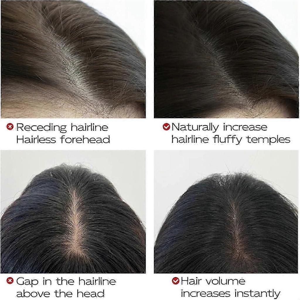Hair Root Cover Up Stick, Double Ended Temporary Hair Color Pencil, Hairline Powder Stick, Hairline Contouring, Long Lasting Cover Thinning Hair
