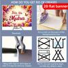 2D Flat Banner Happy Mother's Day Wall Decoration Background Cloth