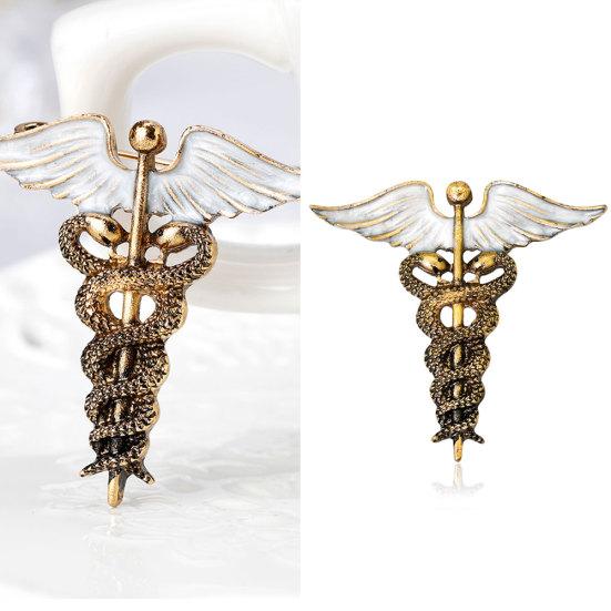 Ретро змеиные крылья сплава женская брошь на булавке свитер пальто одежда сумка орнамент